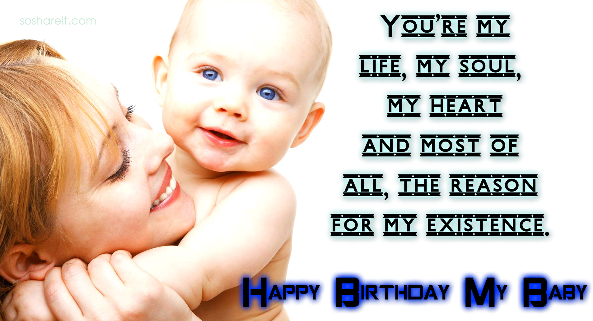Happy Birthday Baby Wishes Wallpapers And Quotes Soshareit