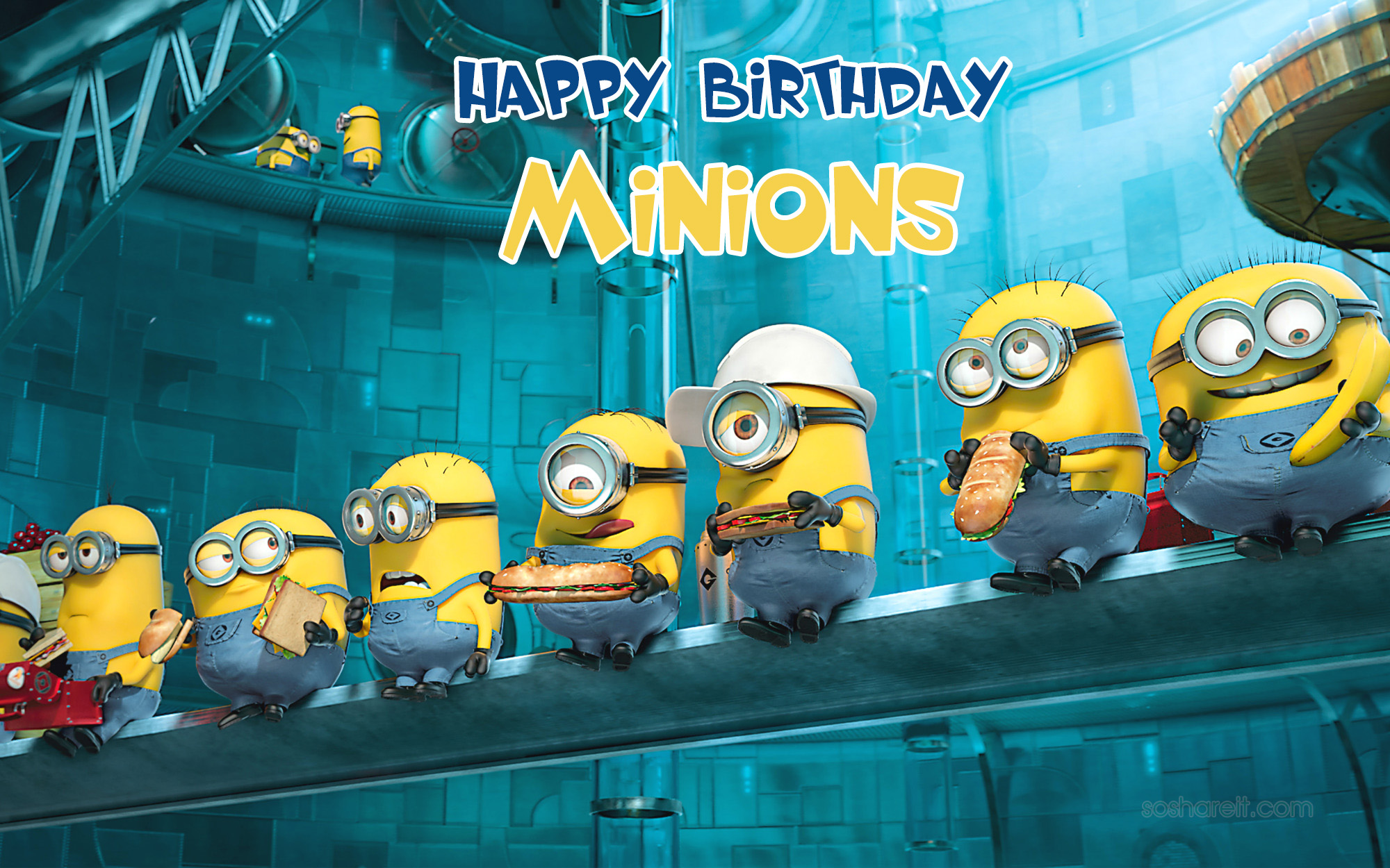 Happy Birthday Minions Wishes, Videos & HD Wallpapers – SoShareIT