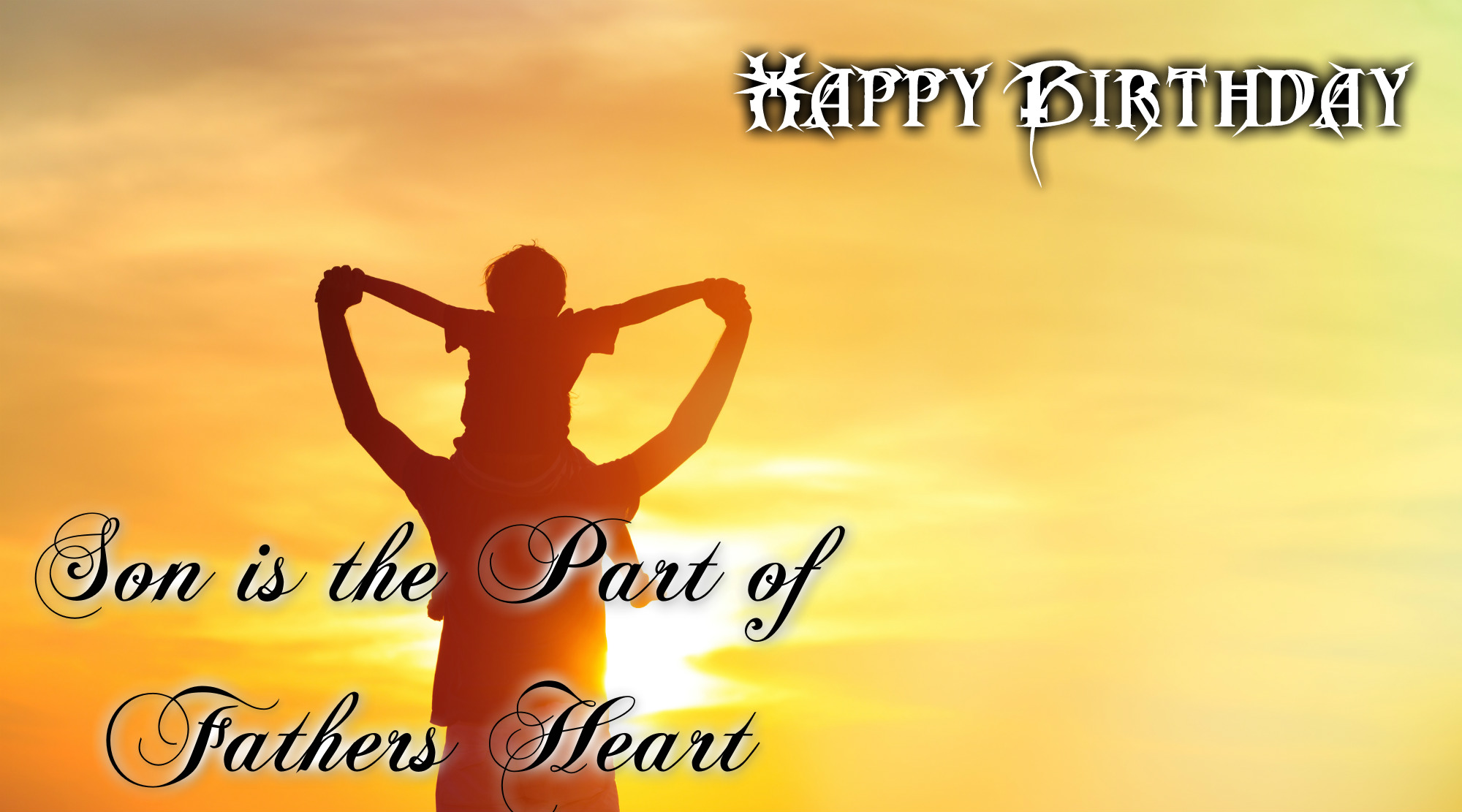 Happy Birthday Son wishes Quotes & Wallpapers From Dad