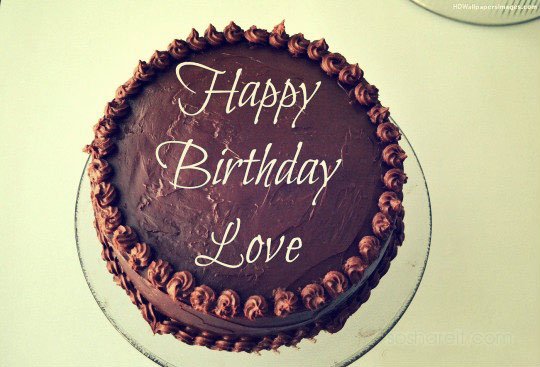 Happy Birthday Love cake