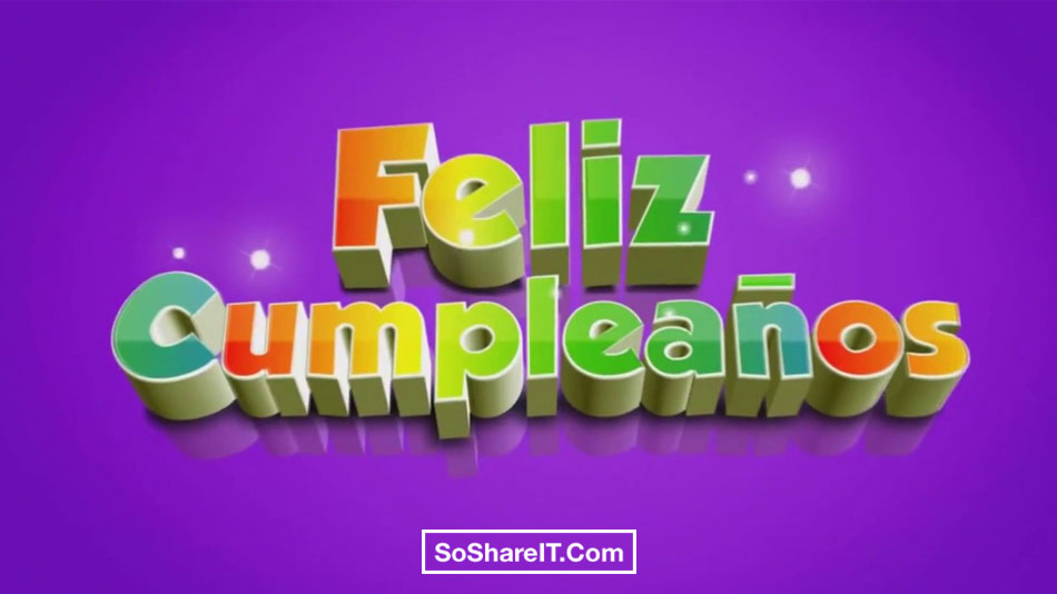 how you write happy birthday in spanish