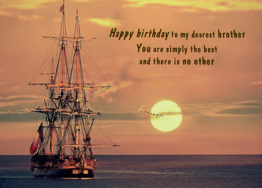 Happy birthday to my dearest brother