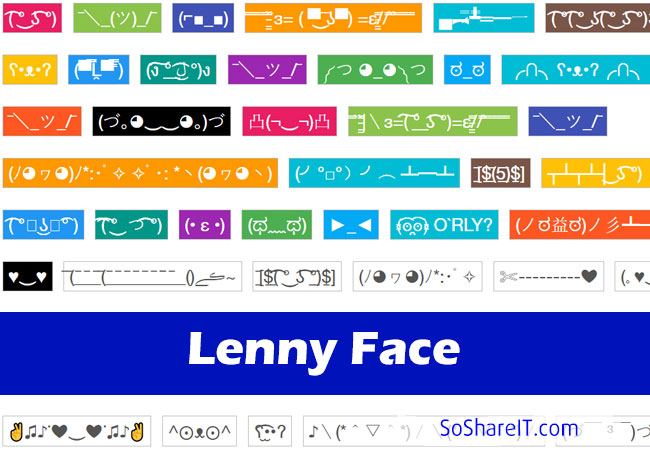 Lenny Face Generator Online ʖ Using Unicode