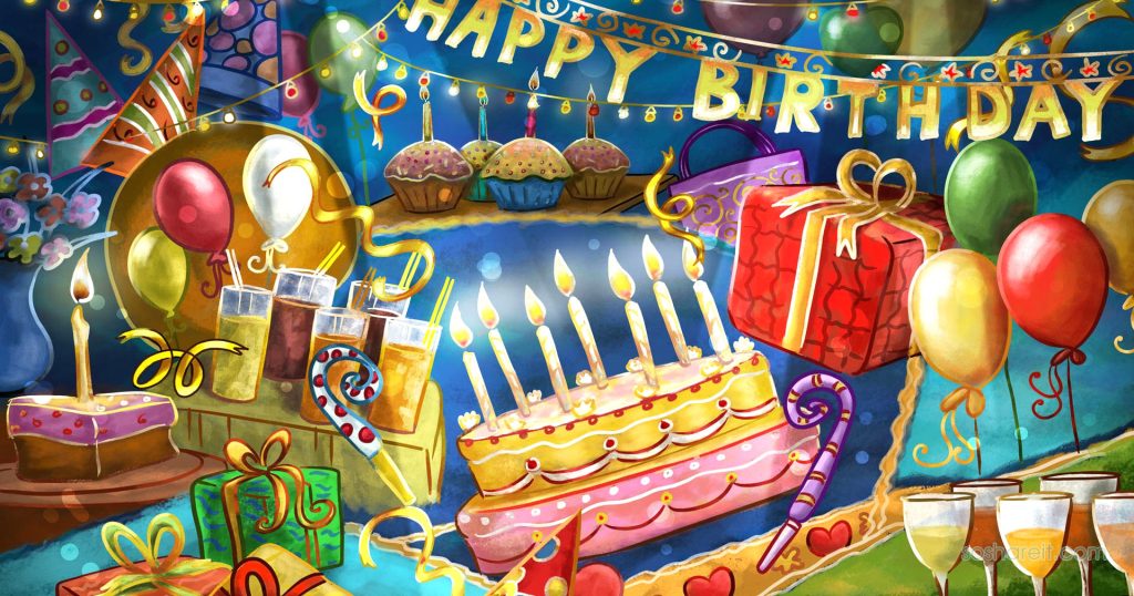 Happy Birthday Balloons Party