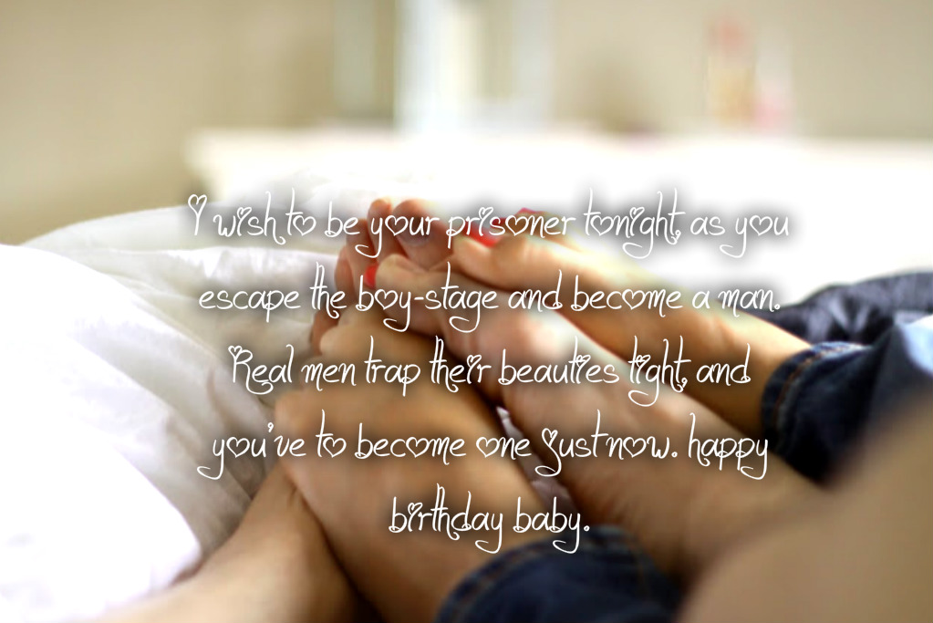 sexy birthday quotes for men